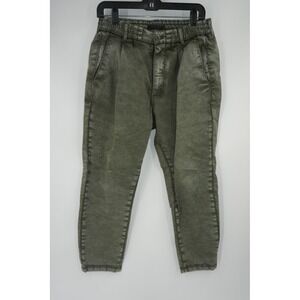 Drykorn For‎ Beautiful People Jogger Pants Green Elastic Waist 34/32 W34 L26